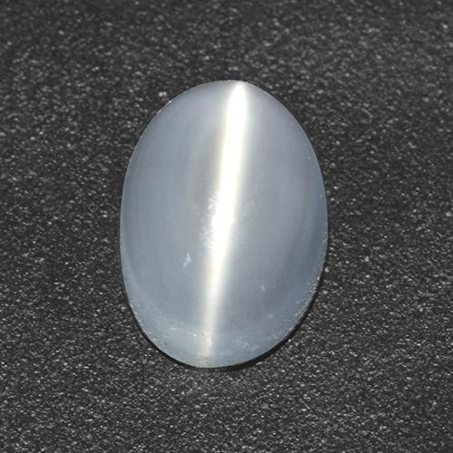 White Cat's Eye Moonstone Gem - 0.9ct Oval Cabochon (ID: 513044)