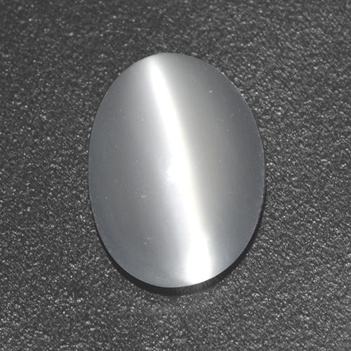 White Cat's Eye Moonstone Gem - 0.8ct Oval Cabochon (ID: 513050)