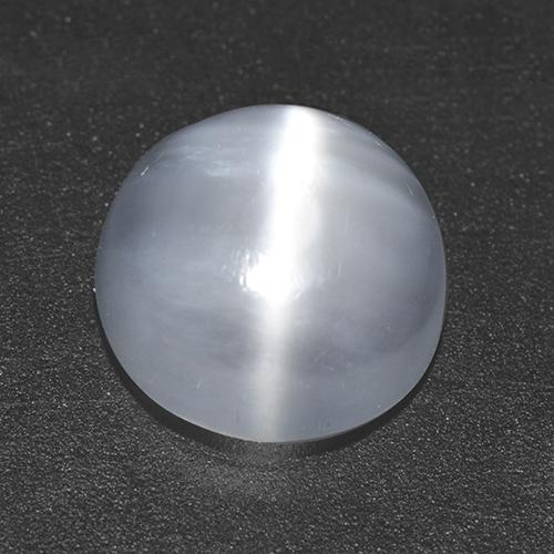 Белый Лунный Камень Кошачий Глаз Камень - 2ct Круглый Кабошон (ID: 515894)