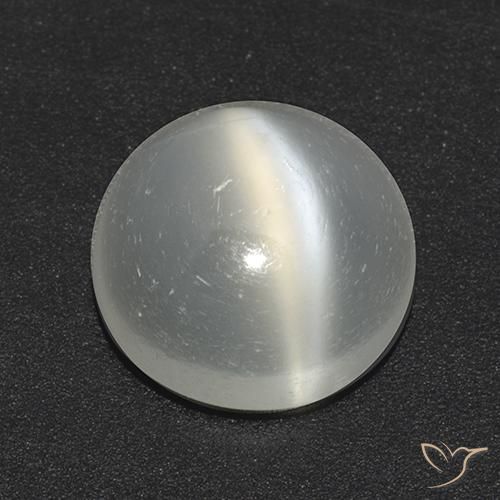 2,38 ct runder Katzenaugen-Mondstein, 8,9 mm aus Indien, Photo A