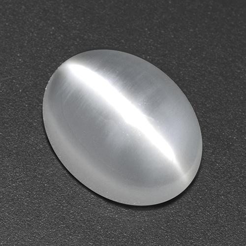 White Cat's Eye Moonstone Gem - 2.1ct Oval Cabochon (ID: 517548)