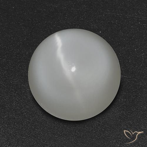 2,51 ct runder Katzenaugen-Mondstein, 8,1 mm aus Indien, Photo A