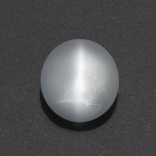 White Cat's Eye Moonstone Gem - 0.9ct Round Cabochon (ID: 519188)