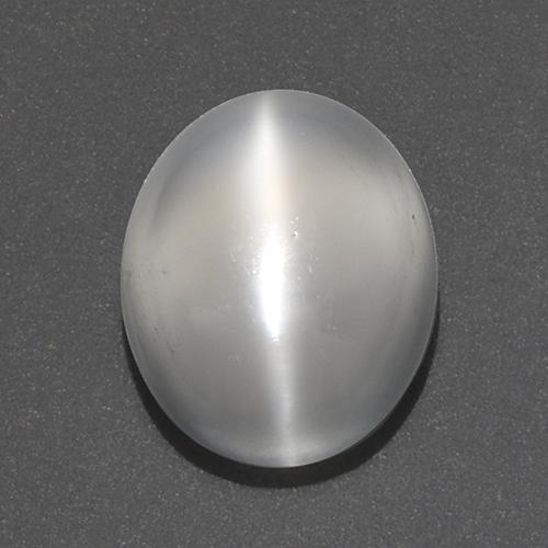 Белый Лунный Камень Кошачий Глаз Камень - 1.8ct Овал Кабошон (ID: 519191)
