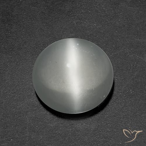 1,37 ct runder Katzenaugen-Mondstein, 6,9 mm aus Indien, Photo A