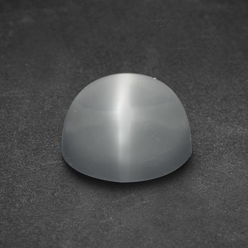 Cat's Eye Moonstone Gemstone in 7 mm (calibrated) Size for Sale, Cat's Eye Moonstone Stone in White Color