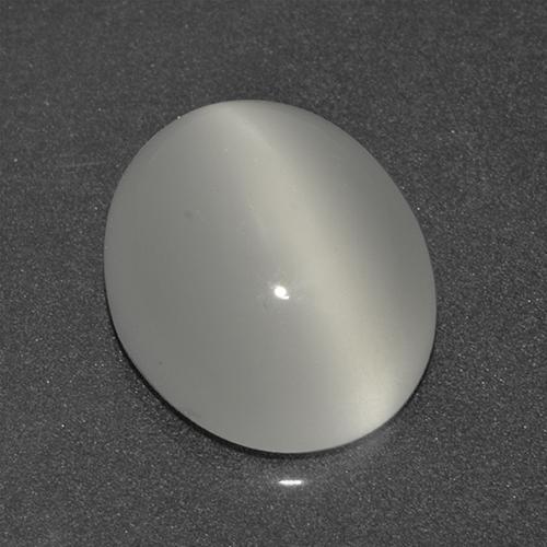 Warmweiß Mondstein Katzenauge Edelstein - 3.5ct Oval Cabochon (ID: 519968)