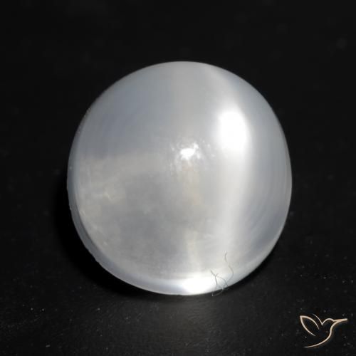 Translucent White Лунный Камень Кошачий Глаз Камень - 1.8ct Круглый Кабошон (ID: 535334)