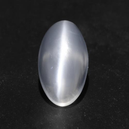 Translucent White Лунный Камень Кошачий Глаз Камень - 1.2ct Овал Кабошон (ID: 535340)