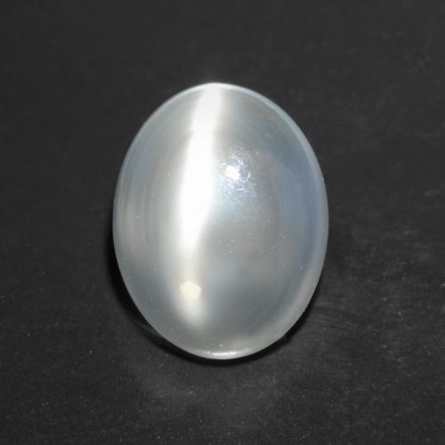 Translucent White Лунный Камень Кошачий Глаз Камень - 1.7ct Овал Кабошон (ID: 545591)