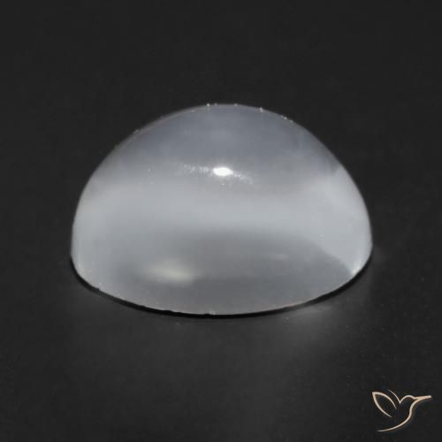 Cat's Eye Moonstone Gemstone in 7 x 5 mm (calibrated) Size for Sale, Cat's Eye Moonstone Stone in Translucent White Color
