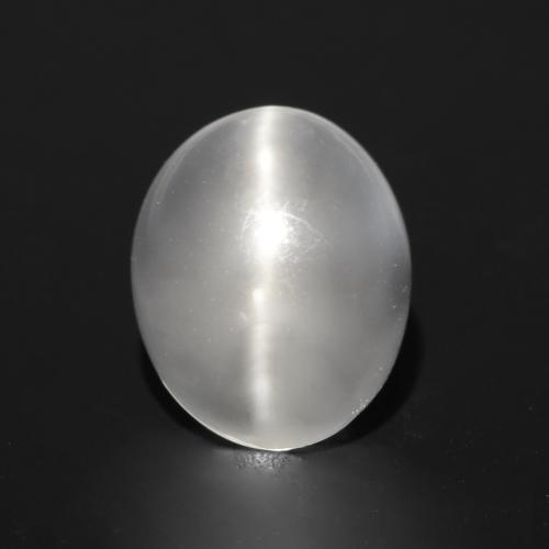 Blanco Piedra de Luna Ojo de Gato Gema - 1.8ct Cabujón Óvalo (ID: 545855)