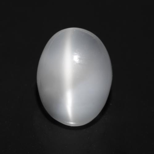 Translucent White Лунный Камень Кошачий Глаз Камень - 2ct Овал Кабошон (ID: 546181)