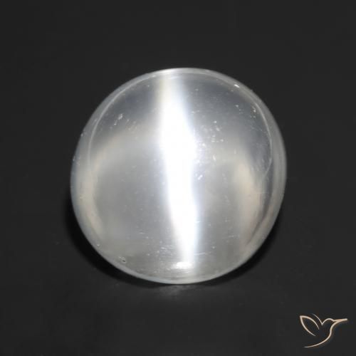 1.57 ct Round Cat's Eye Moonstone, 7.3 mm From India, Photo A