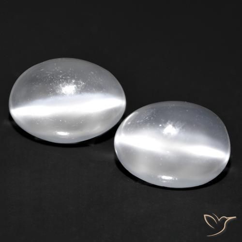 1.69 ct Oval Cat's Eye Moonstone, 7 x 5.1 mm From India, Photo A