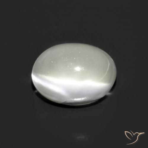 1,62 ct ovaler Katzenaugen-Mondstein, 8,1 x 6 mm aus Indien, Photo A
