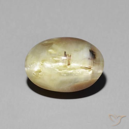 2.72ct Natural Golden Brown Cat's Eye Opal, Oval, Translucent
