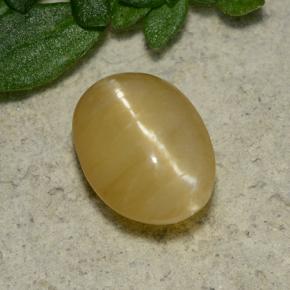 1.1ct Oval Cabochon Yellow Cat's Eye Opal for sale thumb image of 1.1ct Oval Cabochon Yellow Cat's Eye Opal (ID: 493532)