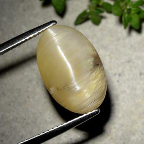 9ct Oval Cabochon Multicolor Cat's Eye Opal Gem for sale 9ct Oval Cabochon Multicolor Cat's Eye Opal Gem (ID: 494141)