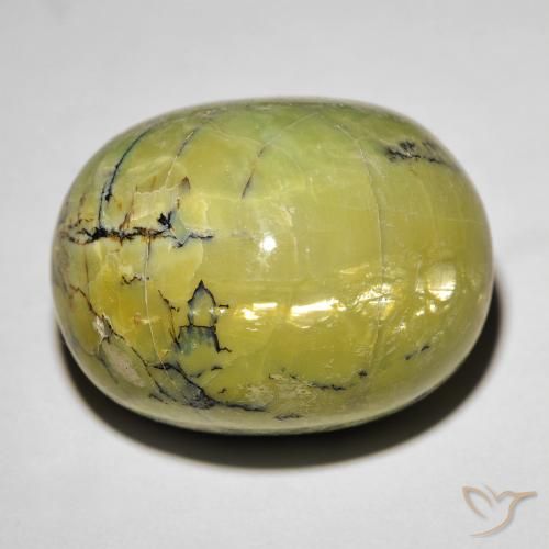 Opale Occhio di Gatto verde taglio ovale da 19,06 ct dal Brasile, dimensione 20,1 x 15,4mm, pietra preziosa naturale non trattati , purezza Opaque, Opale Occhio di Gatto Ovale cabochon da 1 pz, durezza Mohs di 5,5 - 6,5, Photo A