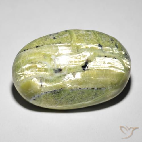 Opale œil de chat Vert terre Ovale 21,88 ct du Brésil, Dimension 24,6 x 16,8mm, Pierre gemme naturelle Non traité, pureté Opaque , 1 pièce Opale œil de chat oval cabochon, dureté de Mohs de 5.5 à 6.5, Photo A
