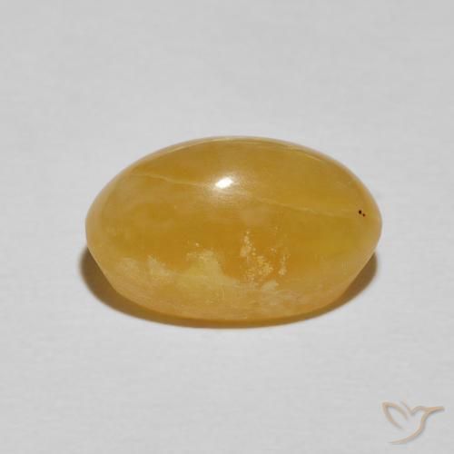 Cat's Eye Opal Gemstone in 13.2 x 8.1 mm Size for Sale, Cat's Eye Opal Stone in Medium Golden Color