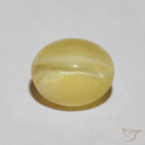 3.43 ct Oval Cat's Eye Opal, 10.4 x 8.6 mm From Madagascar, Photo A