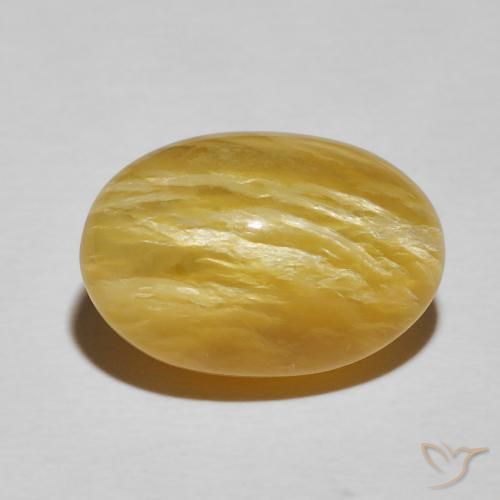 8.3 ct Oval Cat's Eye Opal, 15.6 x 10.5 mm From Madagascar, Photo A