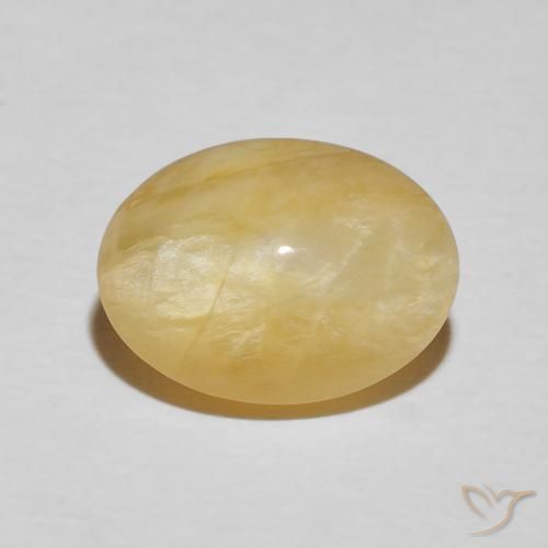 3.59 ct Oval Cat's Eye Opal, 12.4 x 9.2 mm From Madagascar, Photo A