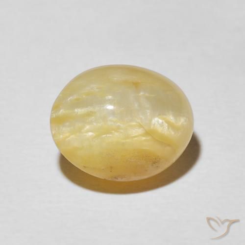 3.43 ct Oval Cat's Eye Opal, 10.7 x 8.5 mm From Madagascar, Photo A