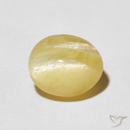 2.98 ct Oval Cat's Eye Opal, 10.2 x 8.5 mm From Madagascar, Photo A