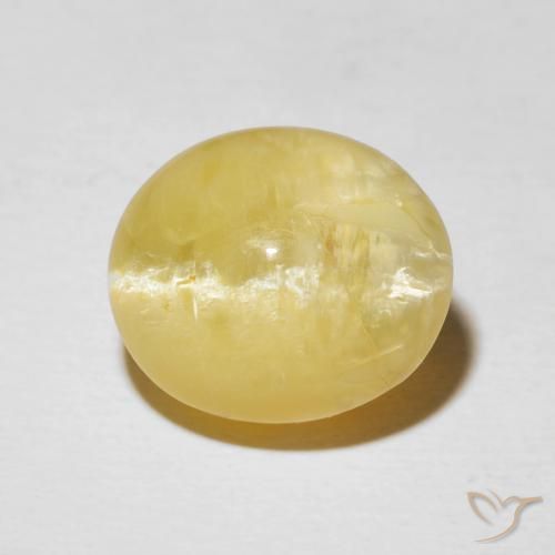 5.87 ct Oval Cat's Eye Opal, 12.7 x 11 mm From Madagascar, Photo A