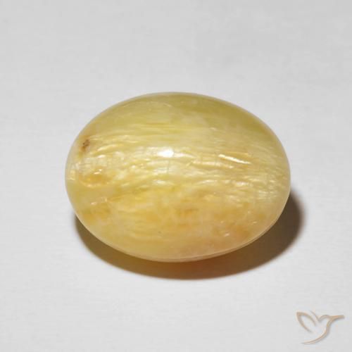 14.38 ct Oval Cat's Eye Opal, 17.2 x 13 mm From Madagascar, Photo A
