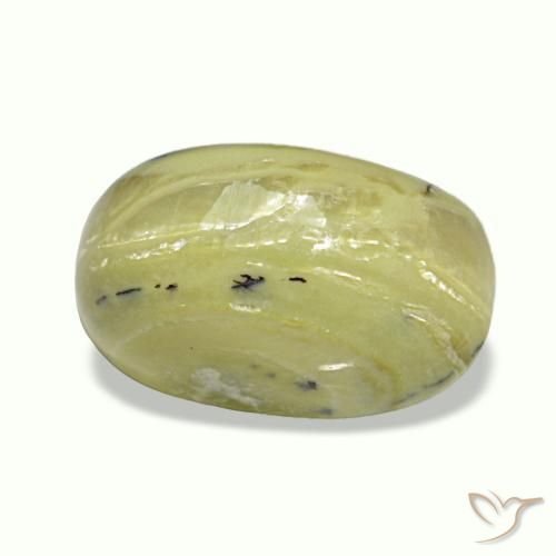 3.73 ct Multicolor Cat's Eye Opal Stone, Natural Cat's Eye Opal in Oval Cabochon Shape for Sale