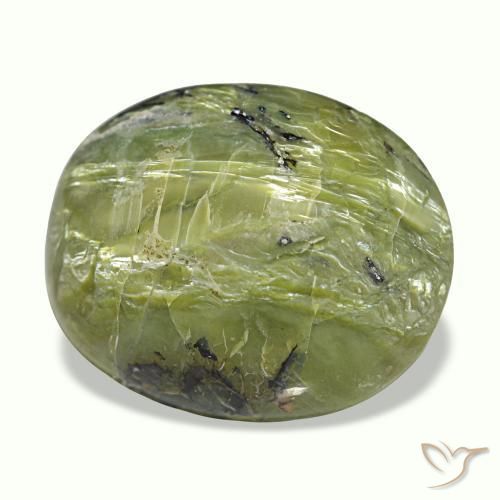 11.26 ct Multicolor Cat's Eye Opal Stone, Natural Cat's Eye Opal in Oval Cabochon Shape for Sale