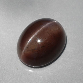 5.30 ct Brown Cat's Eye Scapolite Gemstone, Cat's Eye Scapolite Gem in Oval Cabochon Shape for Sale.