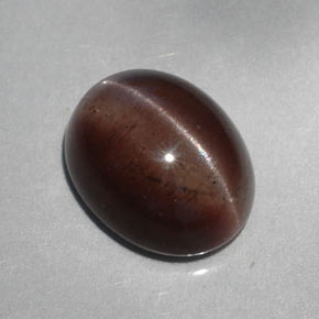 5.30 ct Brown Cat's Eye Scapolite Stone, Natural Cat's Eye Scapolite in Oval Cabochon Shape for Sale