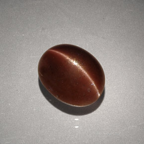 2.56 ct Brown Cat's Eye Scapolite Gemstone, Cat's Eye Scapolite Gem in Oval Cabochon Shape for Sale.