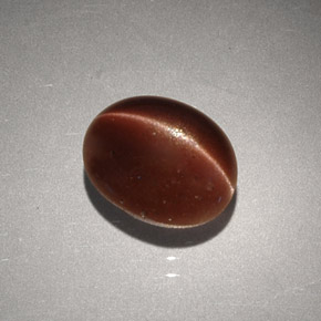 Cat's Eye Scapolite Gemstone in 9.1 x 7.3 mm Size for Sale, Cat's Eye Scapolite Stone in Brown Color