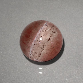 2.23 ct Brown Cat's Eye Scapolite Gemstone, Cat's Eye Scapolite Gem in Round Cabochon Shape for Sale.