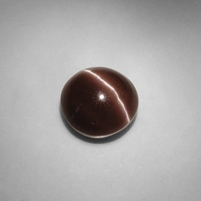 Cat's Eye Scapolite Gemstone in 11 mm (calibrated) Size for Sale, Cat's Eye Scapolite Stone in Dark Brown Color