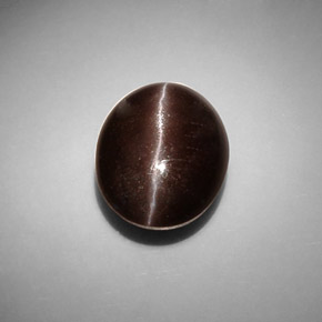 8.66 ct Brown Cat's Eye Scapolite Stone, Natural Cat's Eye Scapolite in Oval Cabochon Shape for Sale