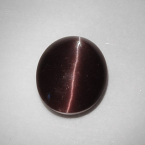 5.88 ct Brown Cat's Eye Scapolite Stone, Natural Cat's Eye Scapolite in Oval Cabochon Shape for Sale