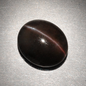 Cat's Eye Scapolite Gemstone in 13 x 11.2 mm Size for Sale, Cat's Eye Scapolite Stone in Dark Brown Color