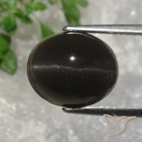 Cat's Eye Scapolite Gemstone in 11.4 x 9.5 mm Size for Sale, Cat's Eye Scapolite Stone in Dark Brown Color