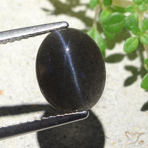 2.85 ct Oval Cat's Eye Scapolite, 10.2 x 8.1 mm From Madagascar, Photo A