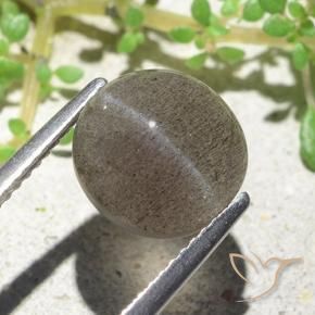 3.94 ct Brown Cat's Eye Scapolite Stone, Natural Cat's Eye Scapolite in Oval Cabochon Shape for Sale