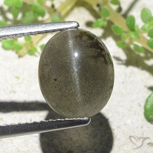 3.99 ct Oval Cat's Eye Scapolite, 10.2 x 8.5 mm From Madagascar, Photo A