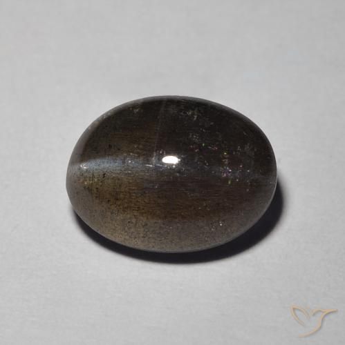Scapolite Ovale Oeil De Chat 2,94 Carats, 9,7 x 7,3 mm De Madagascar, Photo A