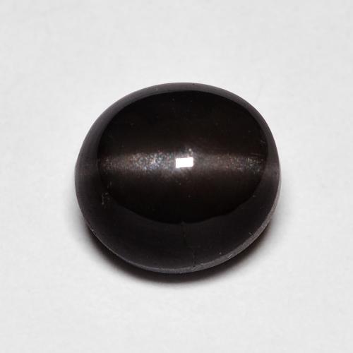 Black Cat's Eye Scapolite Gem - 2.1ct Oval Cabochon (ID: 484726)